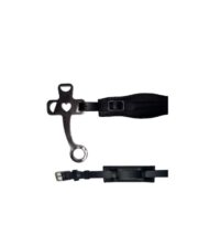 Anatomiczne hackamore z czankami 17cm